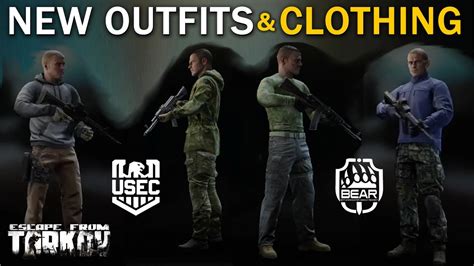 Bear clothes tarkov - Added new clothing with the EFT 0.12.13 patch - "Victory" clothing set and "Zryachiy" clothing set. Added hand mesh for Zryachiy's ghillie suit. Minor refactors to handle clothing/heads/voices not being added to the player customization list. Minor change to the version in the package.json, compatible with version 3.5.0 of AKI. …